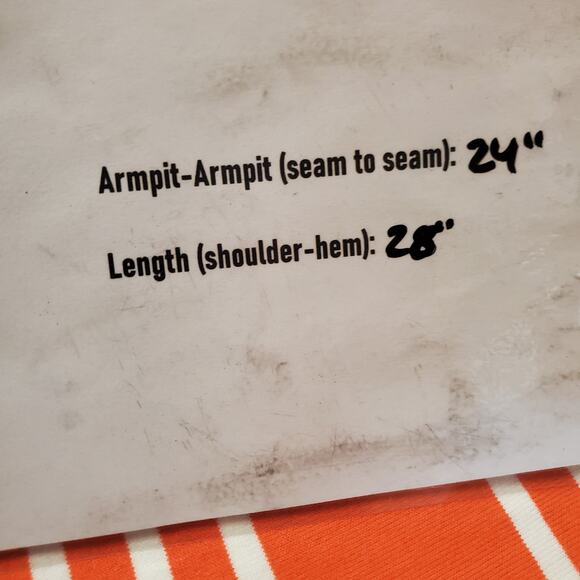 Talbots Striped Light Knit Short Sleeve Sweater Womens Plus Size 2X Orange White - Picture 7 of 7